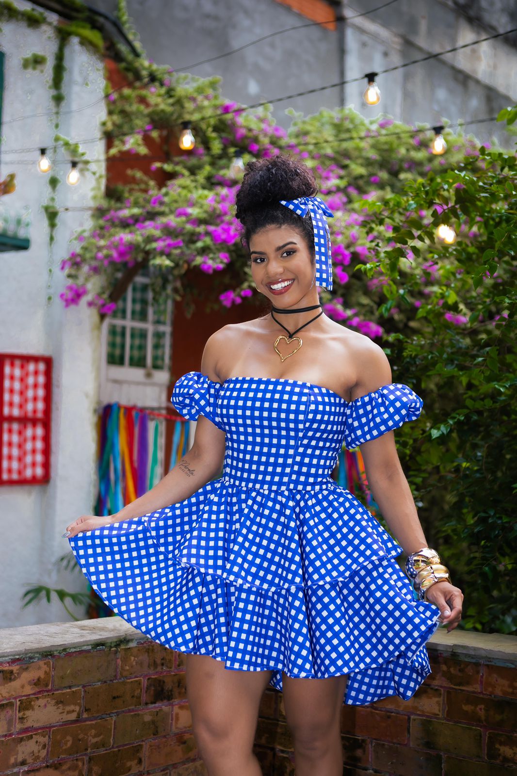 Vestido xadrez