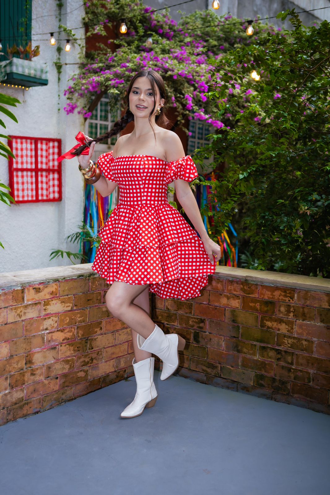Vestido xadrez