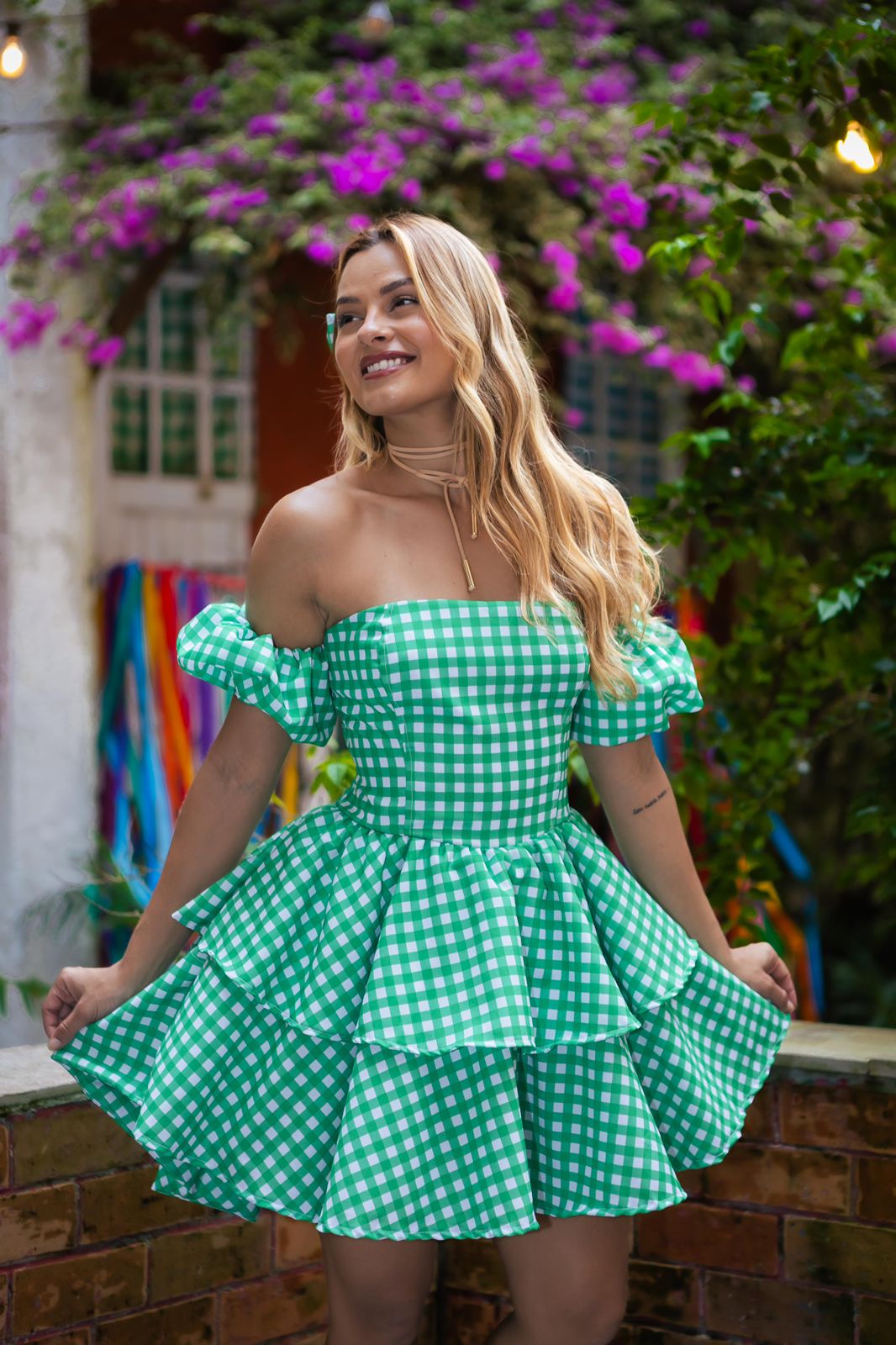 Vestido xadrez