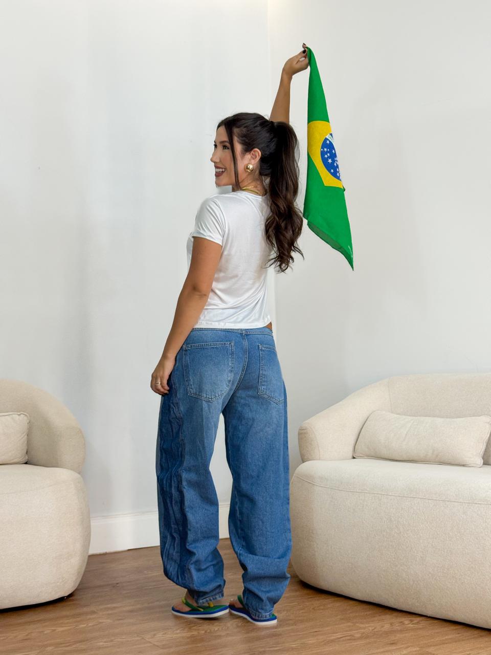 Blusa te-shirt Brasil