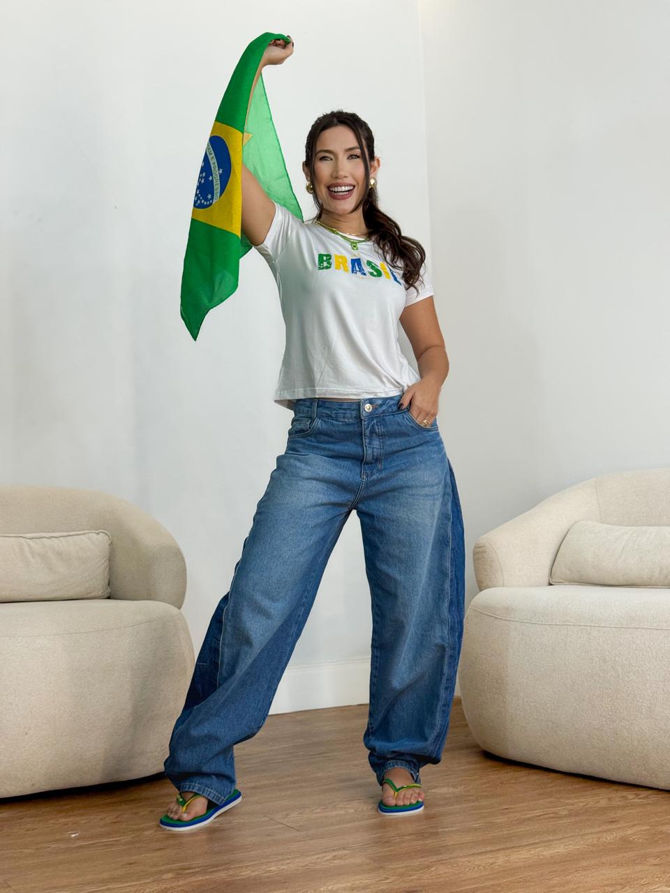 Blusa te-shirt Brasil