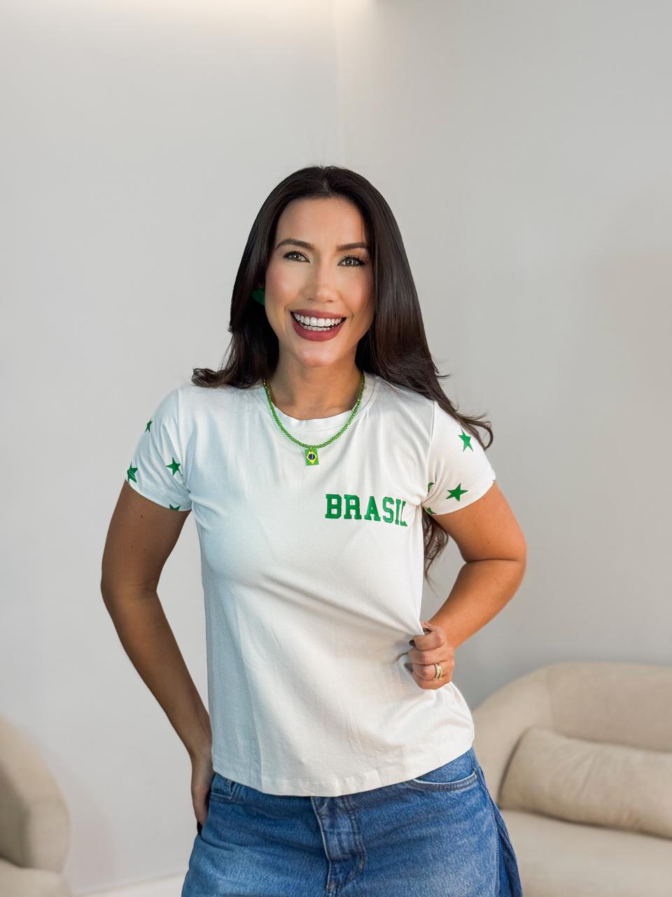 Blusa te-shirt Brasil