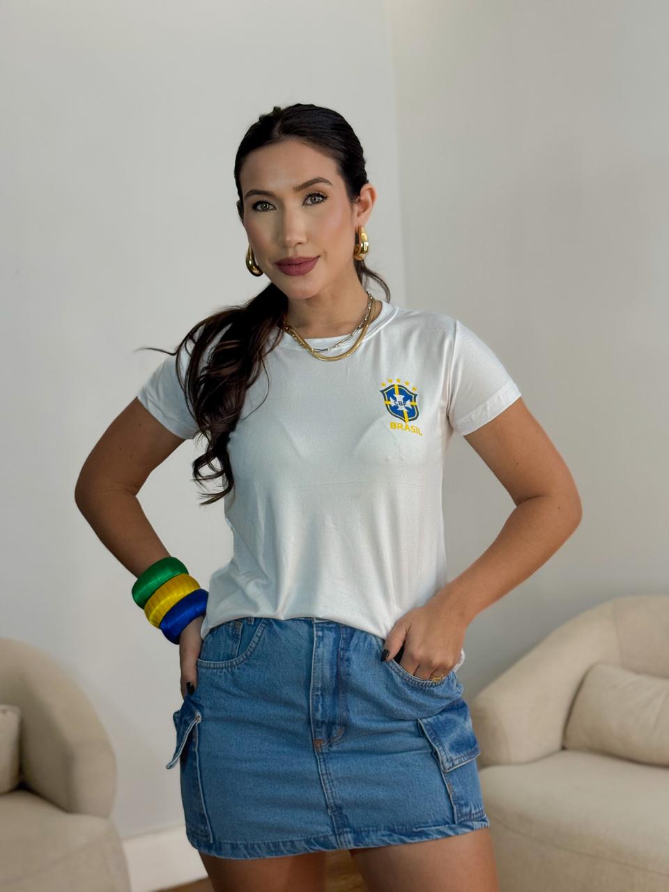 Blusa te-shirt Brasil