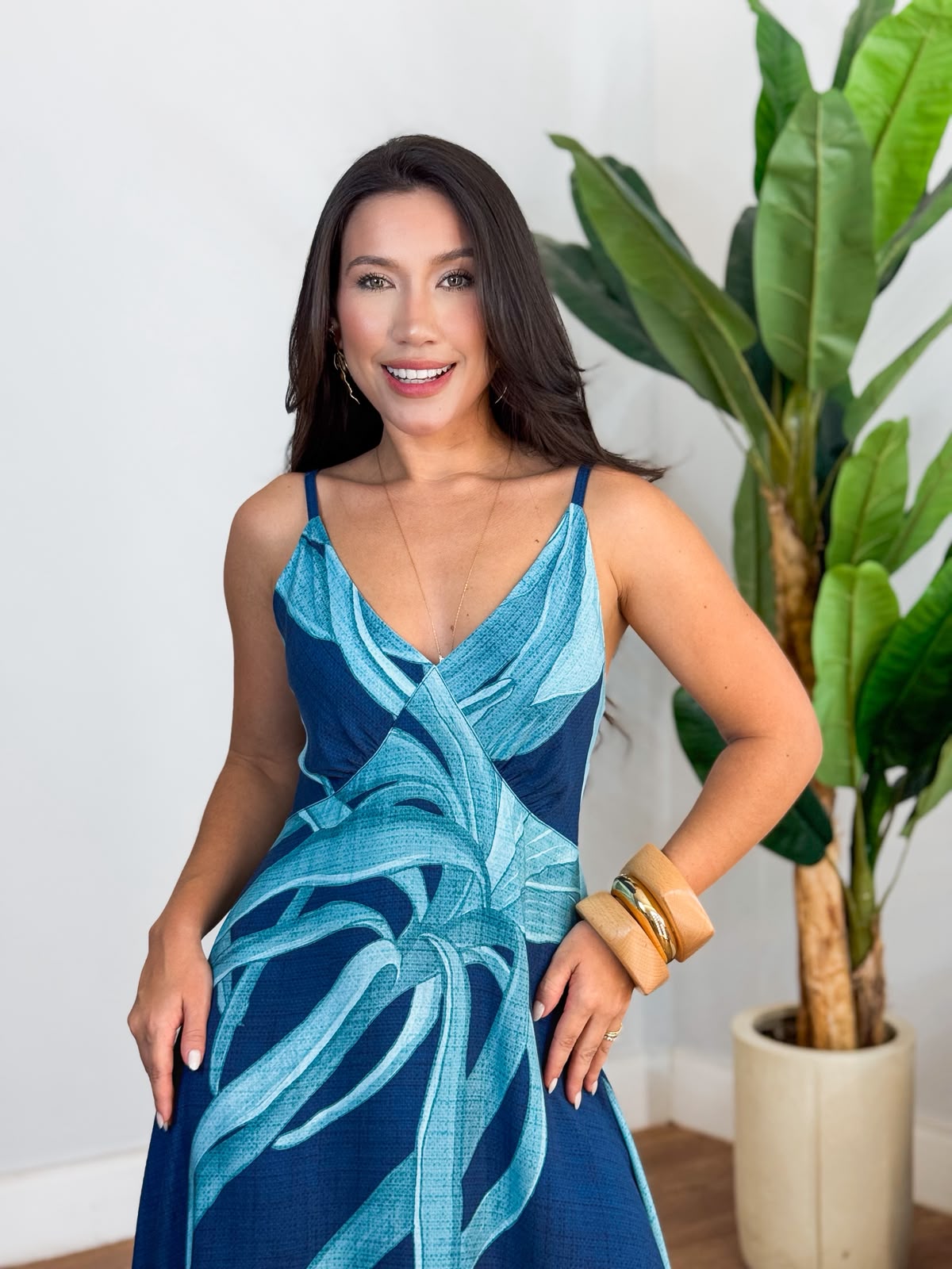 Vestido folhagem